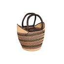African Market Baskets with  Flexible Rim