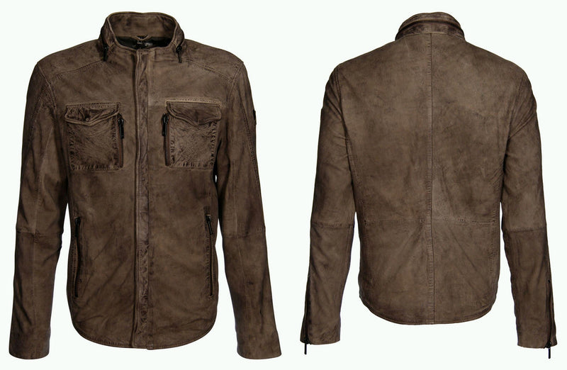 Cove RF Leather Jacket, Elephant