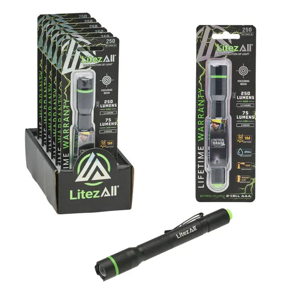 LitezAll 250 Lumen Tactical Pen Light