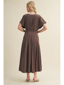 Tucked Waist Double Strap Dress