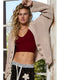 Long Sleeve Exaggerated Button Sweater Cardigan