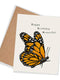 Happy Birthday Beautiful- Monarch Butterfly Birthday Card