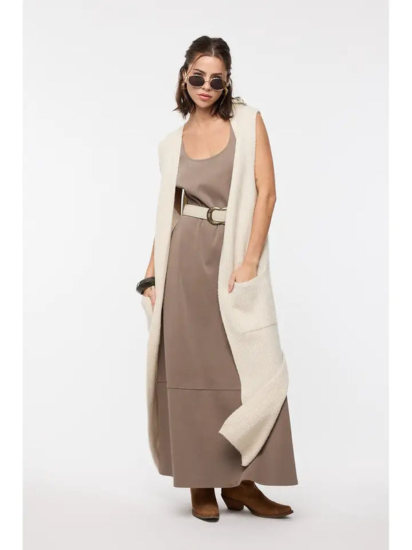 Long Sweater Vest Cardigan