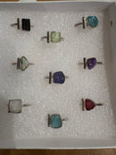 Sterling Silver Rough with Bar Ring