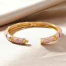 Floral Accented Bangles