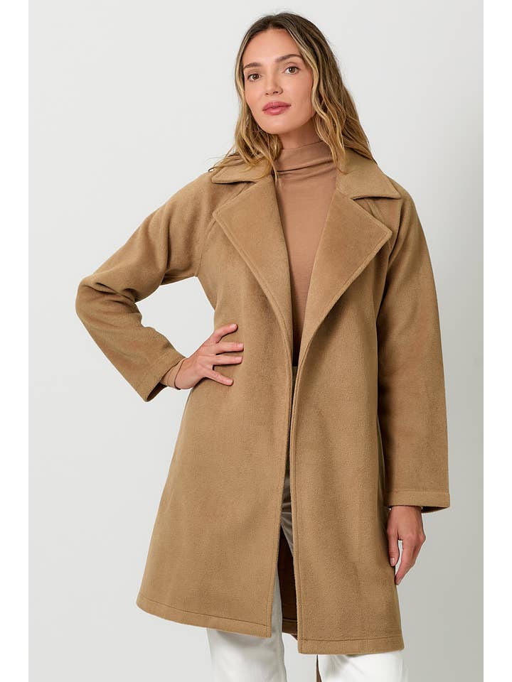 Lapel Collar Robe Coat