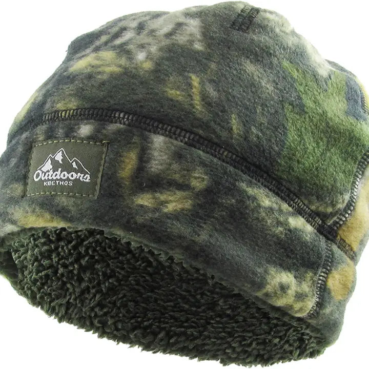 Fleece Beanie Sherpa Fleece Lined