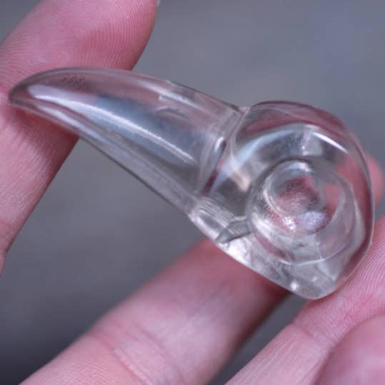 Gemstone Raven Skull