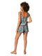 Short Sleeveless Summer Playsuit -Teal