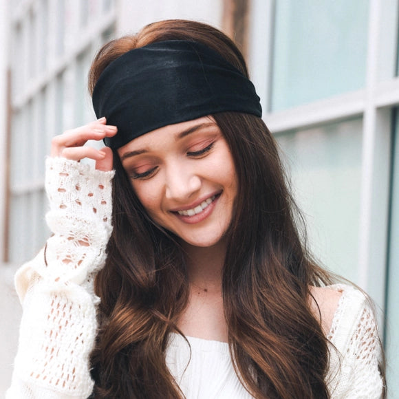 Wide Elastic Headband