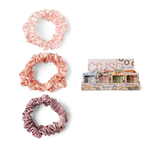Crush Take Care Satin Scrunchies