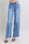 Judy Blue High Waisted Vintage Wash Retro Wide Leg
