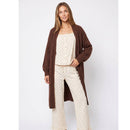 Maxi Open Cardigan with Balloon Sleeve