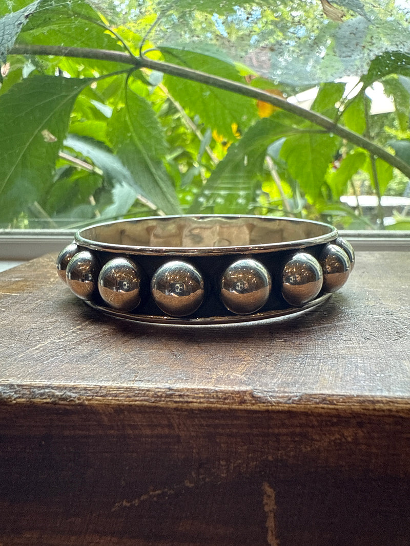 Sterling Silver Bubble Bangle
