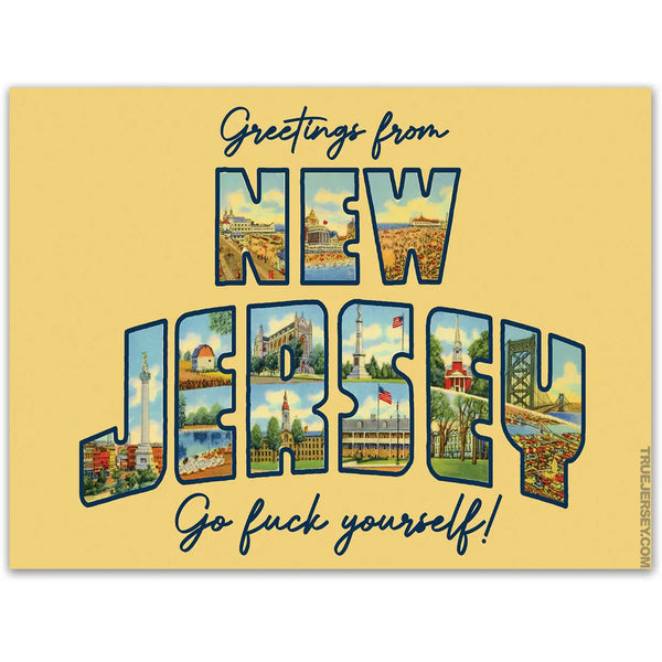Greetings From New Jersey Magnet