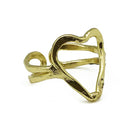 Gold Plated Adjustable Rings