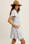 Lace Trim Babydoll Mini Dress