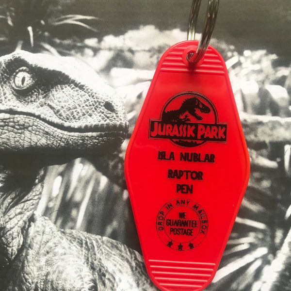 Jurassic Park motel Key Fob