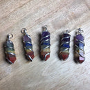 Chakra Coil Point Pendant