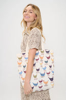Rooster Print Tote Bag