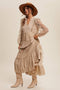 Tiered Lace Maxi Boho Dress
