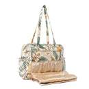 Sunnyfield Cotton Diaper Bag in Ochre Fern