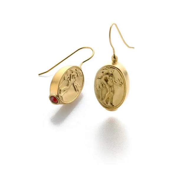 Aphrodite Coin Earrings