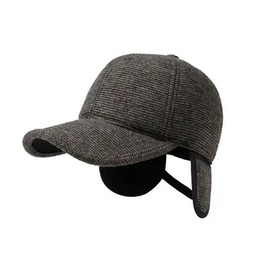 Unisex Fall/Winter Cap with Adjustable Strap And Ear Flaps