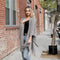 Soft Diagonal Knit Tassel Trim Ruana