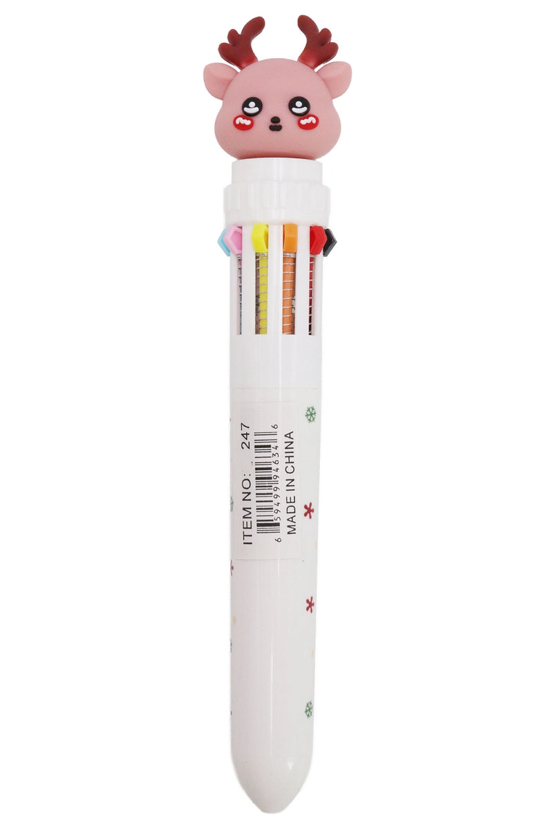 Merry Christmas 10-in-1 Multicolor Pen