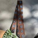 Brown Medallion Tie