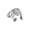 Silver Frog Wrap Ring
