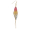 Chromatic Wings Multicolor Butterfly Wing Earrings