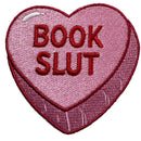 Book Slut Candy Heart Patch