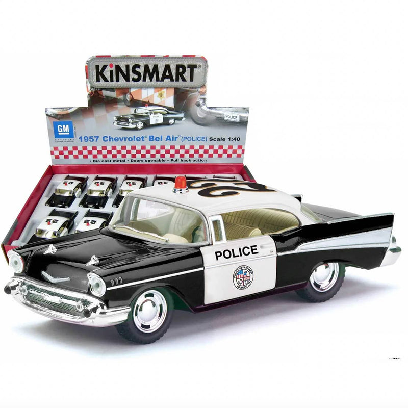 5" CHEVROLET BEL AIR POLICE Die Cast Car