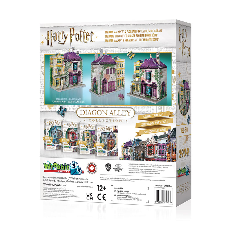 Madam Malkin's & Florean Fortescue's Ice Cream | Harry Potter 3D Puzzle