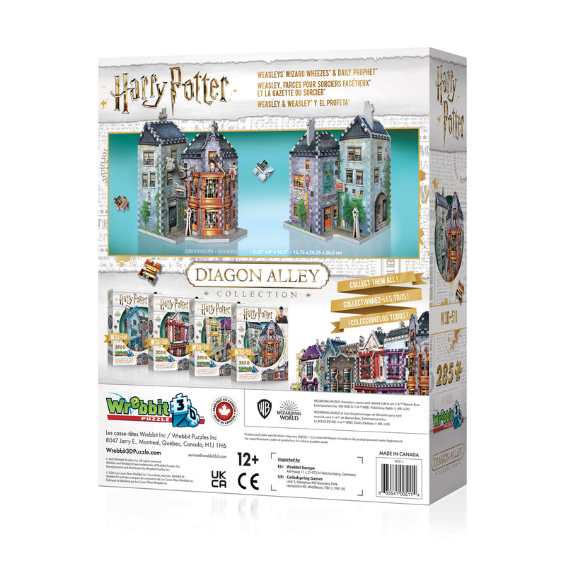 Weasley's Wizard Wheezes & Daily Prophet | Harry Potter 3D Puzzle