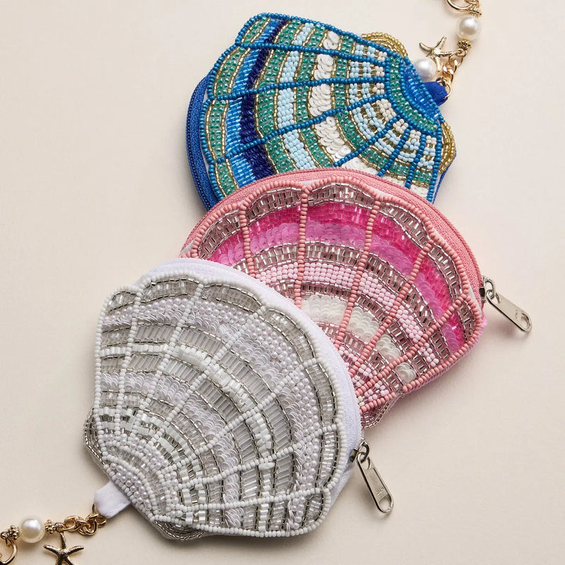 Handmade Seashell Coin Purse
