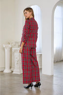Red Plaid Pants