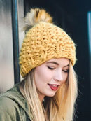 Oversized Chunky Pom Beanie
