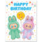 Labubu Birthday Card