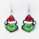 Grinch Earrings, You're A Mean One Acrylic Earrings