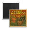 Catnip Madness Fridge Magnet