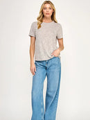 Slubby Animal Printed Tee