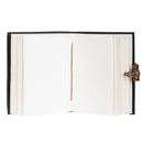 Skull and Mushrooms Leather Journal