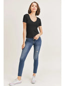 Everyday V-Neck Short Sleeve Top