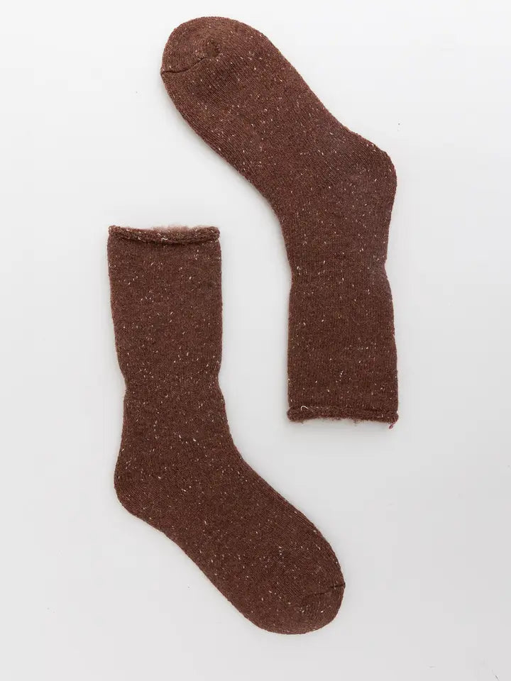 Thick Knit Crew Socks For Ultimate Fall & Winter Warmth