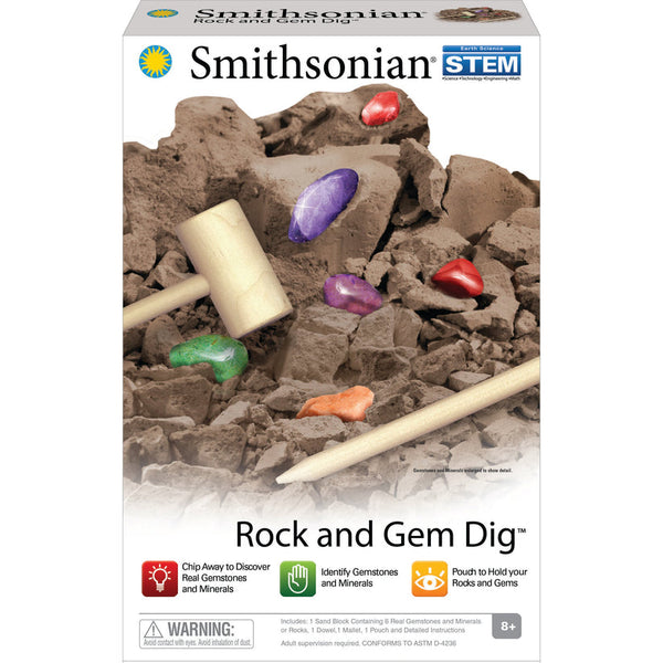 Rock and Gem Dig Set (Smithsonian)