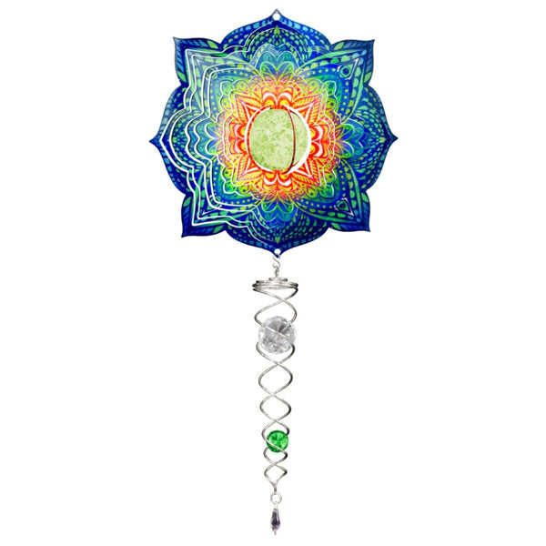 3D Glow Mandala Mini Wind Spinner