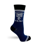 I’m Outdoorsy I Smoke Weed on the Porch - Hey Now Unisex Crew Socks